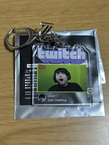 ZETA DIVISION x Twitch 아크릴 키링 k4sen