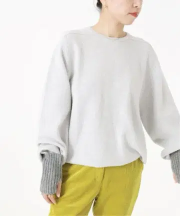 GLENMAC 지롱 라무즈 울 크루넥 니트