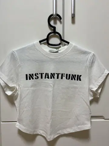 INSTANTFUNK 화이트 반팔 T셔츠 프리