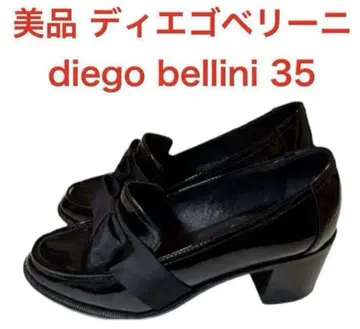 새상품급 디에고 벨리니 Diego Bellini 리본 힐업 로퍼