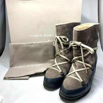 파비오 루스코니 사이즈 표기 [ 36 ] 23cm 정도 무스탕 힐 부츠