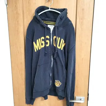 MISSOURI 칼리지 후드티 네이비 구제 의류 L 사이즈 빈티지