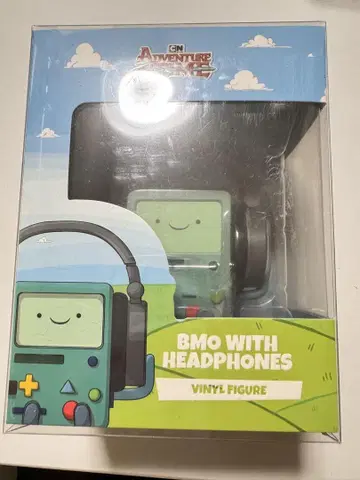 미개봉 새상품 어드벤처 타임 BMO 피규어 BMO 헤드폰