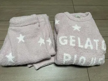 젤라또피케 별 패턴 핑크 상하의 세트