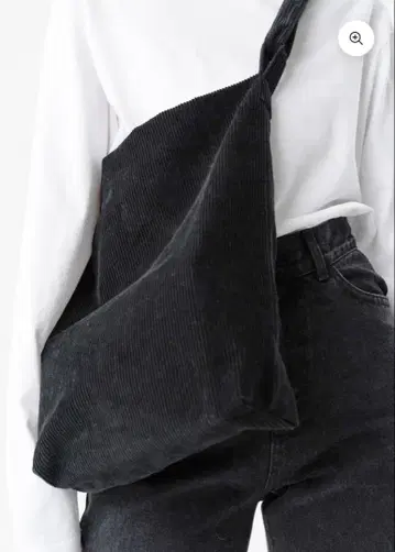[ GBH ] CORDUROY TIE BAG L BLACK