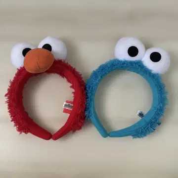 USJ 엘모 쿠키 몬스터 머리띠