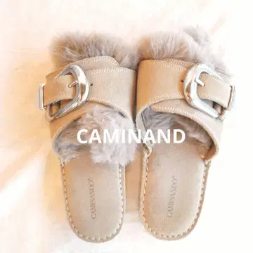 CAMINANDO 퍼 샌들 베이지