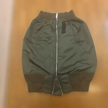 올리브 그린 MA-1 스타일 스커트 사이즈 2 사카이 SACAI
