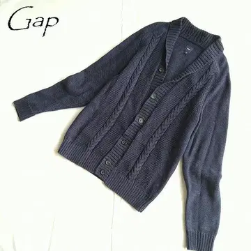 Gap 갭 케이블 니트 로우 게이지 가디건 0743