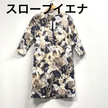 슬로브 이에나 38 원피스 꽃무늬 파티 퀄리티