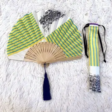 manipuri 부채 미사용 새상품