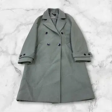 M705 ZARA trf 더블 브레스트 그레이 코트