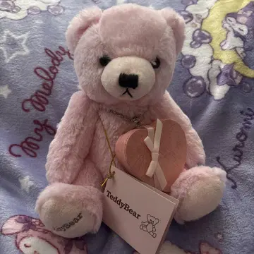 핑크 테디베어 목걸이 세트 가격 인하 협상 가능