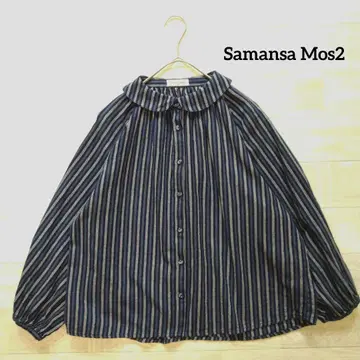 Samansa Mos2 사만사 모스모스 둥근 카라 블라우스 F