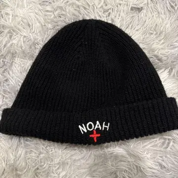 NOAH 블랙 니트 모자