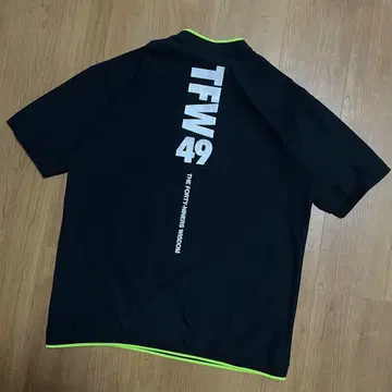 TFW49 모크넥 티셔츠 블랙 L