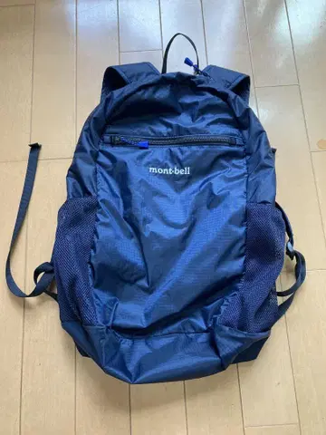 mont-bell 15L 네이비 백팩 (포켓터블) 새상품급