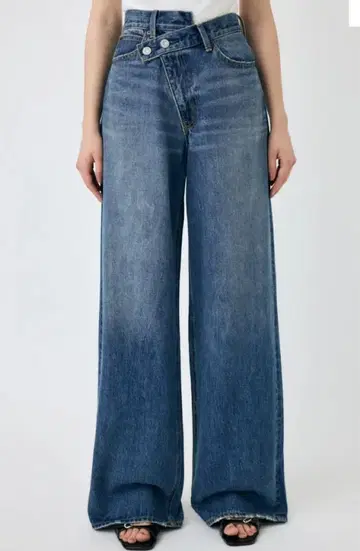 moussy CROSS WAIST WIDE STRAIGHT 사이즈 2