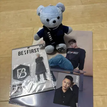 BE:FIRST 류키 봉제 인형 아크릴 스탠드 클리어 파일 세트