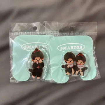 몬치치 iPhone 스마트폰 그립 페어 2개 세트