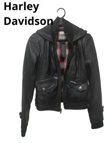 1 컨디션 최상 할리데이비슨 라무 가죽 자켓 라이더 자켓