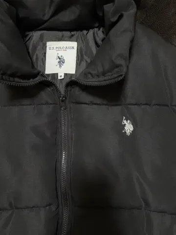 U.S. POLO ASSN. 블랙 다운 자켓 M