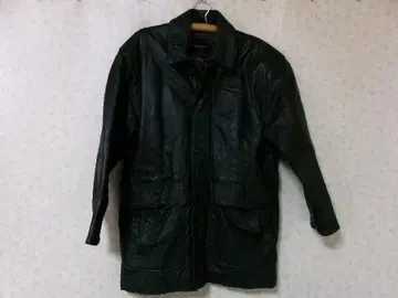 99305 남성용 가죽 코트 양가죽 블랙 M