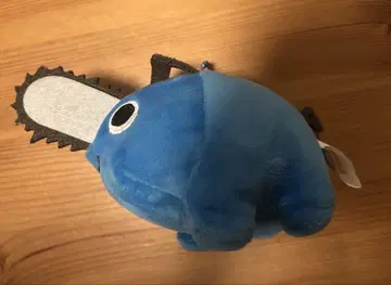 체인소 맨 파랑 포치타 봉제 인형 키링 로손