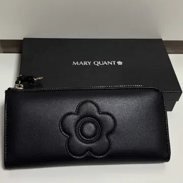 MARY QUANT 마리콴트 장지갑 블랙 데이지 지갑