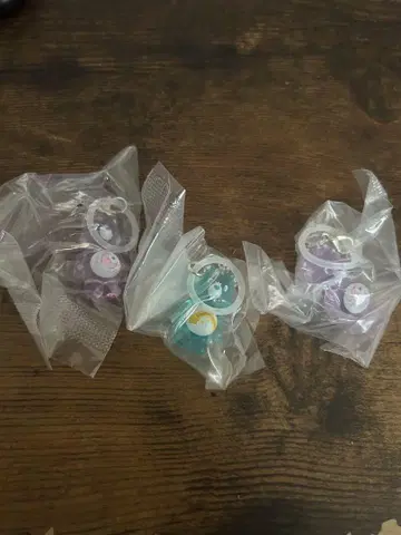 케어베어 메지루시 액세서리 보라색 파랑