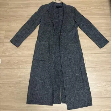 ZARA WOMAN 그레이 롱 코트 XS