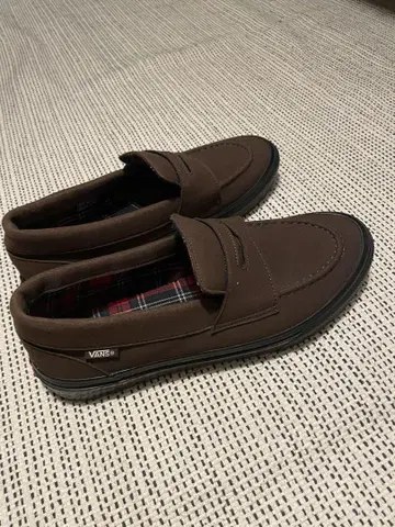 VANS 브라운 슬립온 로퍼