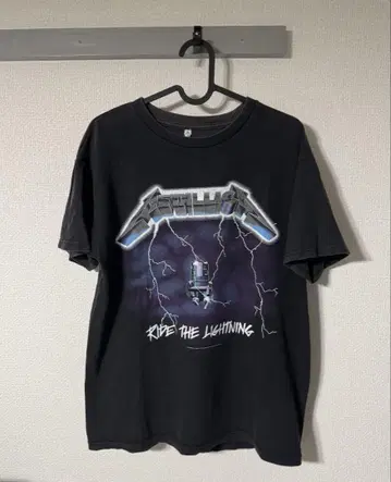 METALLICA Ride The Lightning 티셔츠 M 사이즈