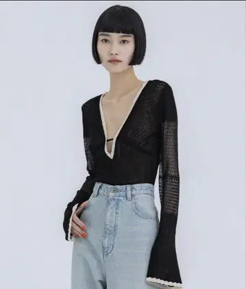 fetico 2024ss 상의 BLACK