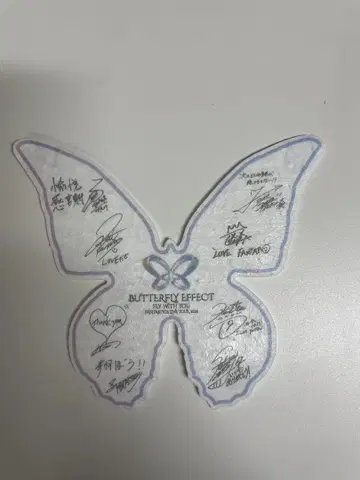 BUTTERFLY EFFECT 사인 포함 버터플라이