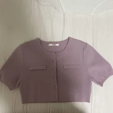 SNIDEL 라벤더 숏 가디건