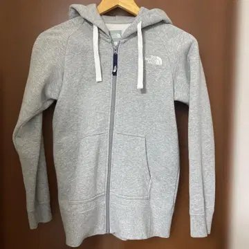 THE NORTH FACE 그레이 후드 부착 후드티