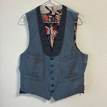 폴스미스 컬렉션 베스트 올 패턴 꽃무늬 베스트