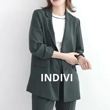 새상품급 인디비 더블 테일러드 자켓 38
