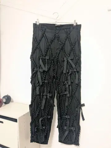 KIDILL RIBBON PANTS BLACK 42