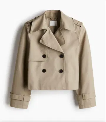 H&M 숏 트렌치코트