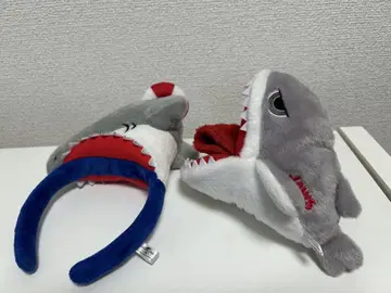 상어 디자인 머리띠