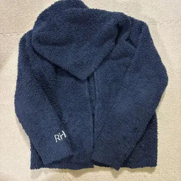RH 플리스 후드 자켓 네이비