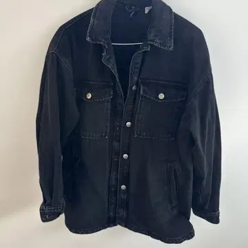 블랙 데님 자켓 S 사이즈