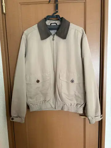 90s L.L.Bean 스윙탑 헌팅 자켓 옷깃 가죽