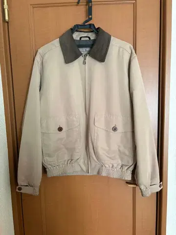 90s L.L.Bean 스윙탑 헌팅 자켓 옷깃 가죽