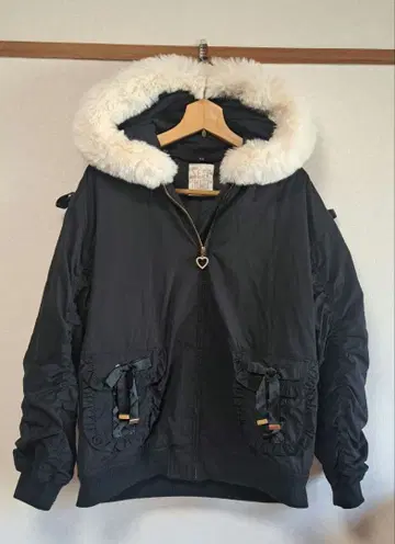 시크릿허니 숏 기장 레이스업 블루종 아우터 양산형 블루종