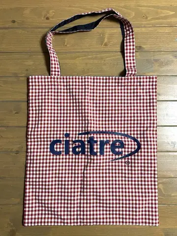 ciatre 깅엄 체크 토트백 미사용 새상품