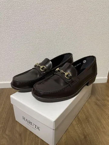 HARUTA 비트 로퍼 23cmEE 브라운