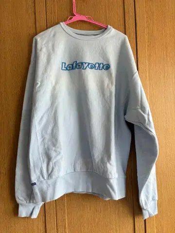 LFYT Lafayette 로고 맨투맨 라이트 블루